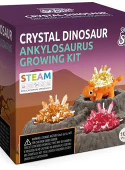 Set experimente Cristal si dinozaur (Ankylosaurus) Topbright