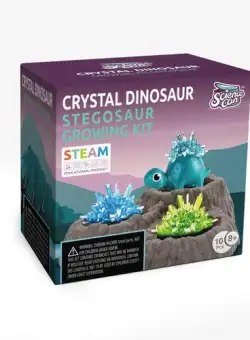 Set experimente - Cristal si dinozaur (Stegosaur)