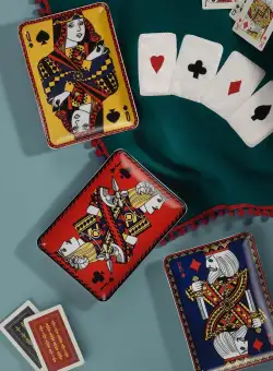 Set farfurii, Multicolor, 13x18 cm