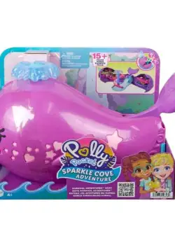 Set figurine POLLY POCKET NARWAL Submarin, MATTEL, Plastic, Mov