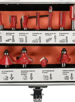 Set freze pentru lemn YATO 15 buc