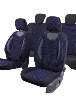 Set huse scaun city albastru