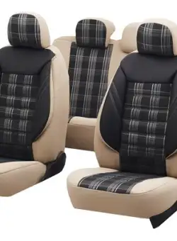 Set huse scaun sport bej