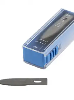 Set lame de rezerva tip bisturiu pentru cuttere profesionale Martor 623.50, 10 bucati