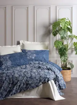 Set Lenjerie de pat double Blueprint, Ranforce 200 x 220 cm