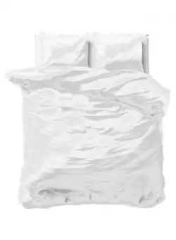 Set lenjerie de pat dubla Beauty Skin, 200x220 cm, alb