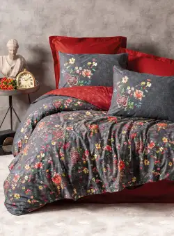 Set Lenjerie de pat single Poppy, 160 x 220 cm