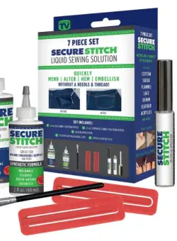 Set lipit cusaturi textile 7 piese