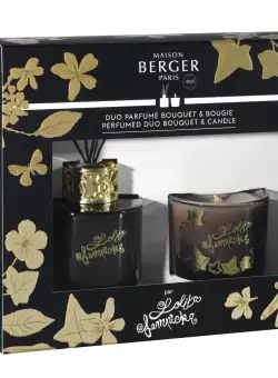 Set Maison Berger Duo Lolita Lempicka Noir Bouquet Parfume 80ml + lumanare parfumata 80g