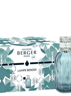 Set Maison Berger lampa catalitica Quintessense Bleu cu parfum Golden Wheat