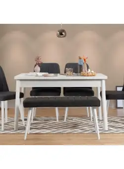 Set Masa Bucatarie și scaune (4 bucăți) Costa, 120x75x75 cm