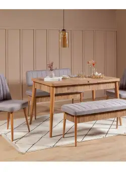 Set Masa Bucatarie și scaune (4 bucăți) Vinaldi, 129x75x80 cm