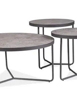 Set masa de cafea Demeter gri