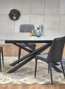 Set masa extensibila Capello L180-240 cm + 4 scaune K368 gri