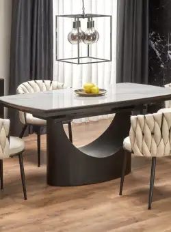 Set masa extensibila Osman + 4 scaune K516 bej