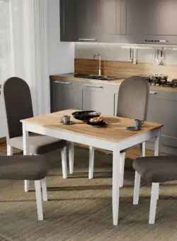 Set Masa Grand Stejar + 4 Scaune Grand Maro