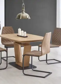 Set masa MDF Blacky + 4 scaune K265