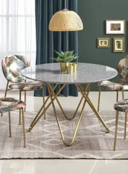 Set masa rotunda Bonello + 4 scaune K398 multicolor