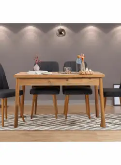 Set masa si scaune (5 piese) Costa Atlantice-Anthracite