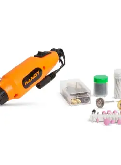 Set masina pirogravat, slefuit - 78 componente - 230 V