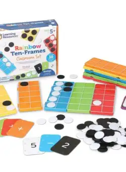 Set matematic baza 10 Learning Resources Curcubeu