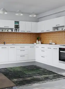 Set Mobila Bucatarie Colt Mina Pure 300*300 Alb C64