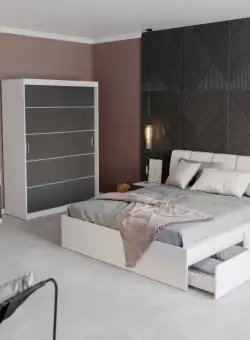 Set Mobila Dormitor Avangard C08 tapitat