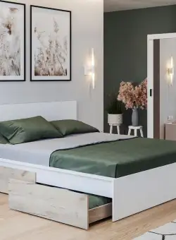 Set Mobila Dormitor Forest C20 cu oglinda