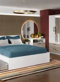 Set Mobila Dormitor Relax C12 cu oglinda