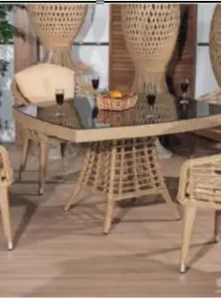 SET MOBILA GRADINA IARY 6, MASA + 4 SCAUNE