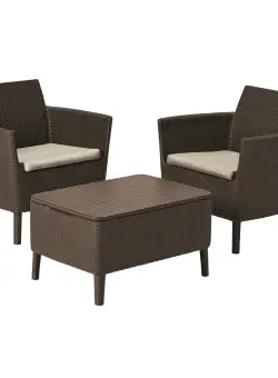 Set mobilier balcon maro Keter Salemo