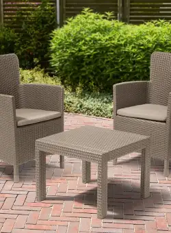 Set mobilier gradina cappuccino Keter Salvador