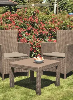 Set mobilier gradina Keter Rosario cappuccino