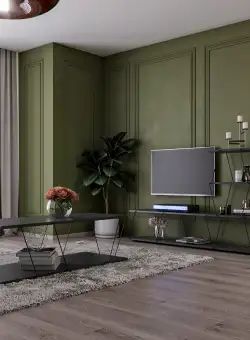 Set mobilier living Başak antracit