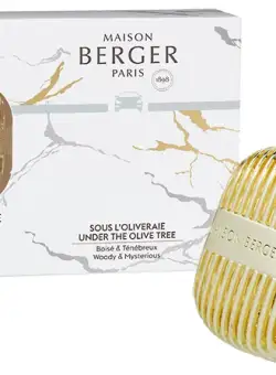 Set odorizant masina Maison Berger Alpha + rezerva ceramica Under the Olive Tree