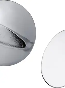 Set ornamente pentru sifon cu preaplin pentru cada Hansgrohe Flexaplus crom