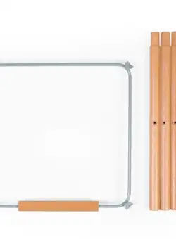 Set picioare cu suport pentru scaun de masa Childhome Evolu Natural/Menta