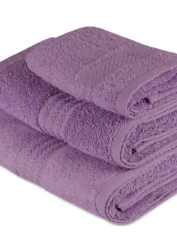 Set prosoape (3 bucăți), Mov, 50x30 cm