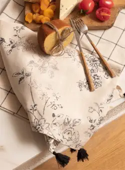 Set prosoape de bucătărie Evora, Negru, 70x50 cm