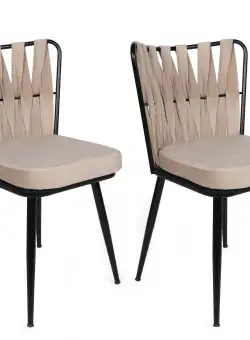 Set scaune (2 bucati) Kusakli Chair Set, 43 x 82 x 43 cm