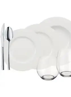Set servire Villeroy & Boch Wonderful World White 4 Friends 36 piese