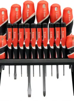 Set surubelnite YATO, cu suport, 18buc