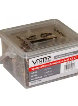 Set suruburi Vintec 75004, O4.5x45 mm, 300 piese