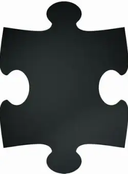 Set table de scris autoadezive Securit Puzzle Square 40x29.6cm negru