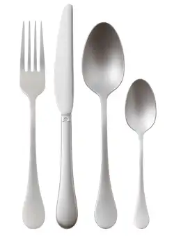 Set tacamuri Sambonet Bloom Solid Handle 24 piese inox antichizat