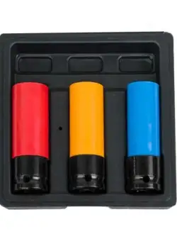 Set tubulare impact pentru vulcanizare 26157, 1 2 , 3 piese