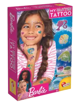 Setul meu de tatuaje cu sclipici - Barbie