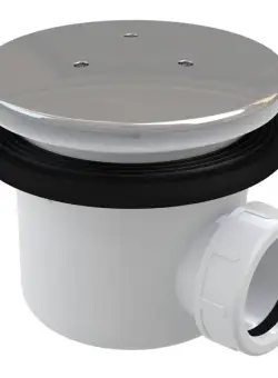 Sifon cadita de dus Ravak Professional 90 click-clack capac metalic crom