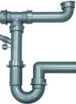 Sifon Franke F/2L pentru chiuveta cu 2 cuve egale