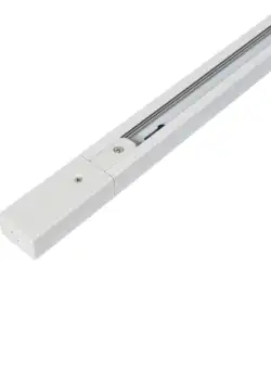 Sina pentru Spoturi Techstar® RailRacks, Monofazata Tip L, Corp Aluminiu, 100cm, Alb